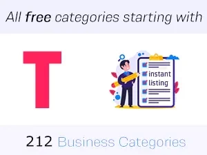 Free Business Listing categories starting with T